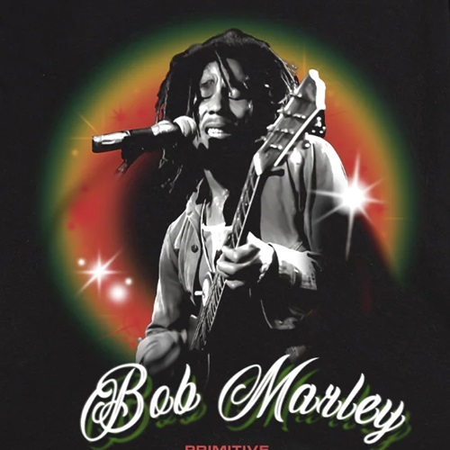 Primitive Bob Marley Dreams Black T-Shirt