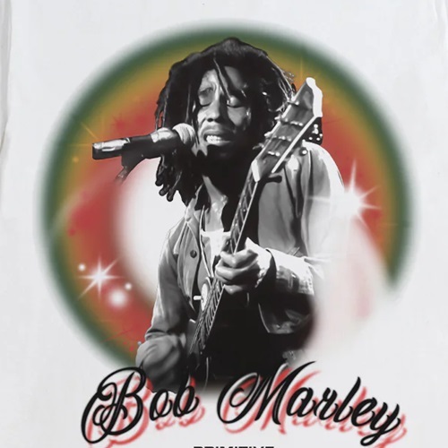 Primitive Bob Marley Dreams White T-Shirt [Size: L]