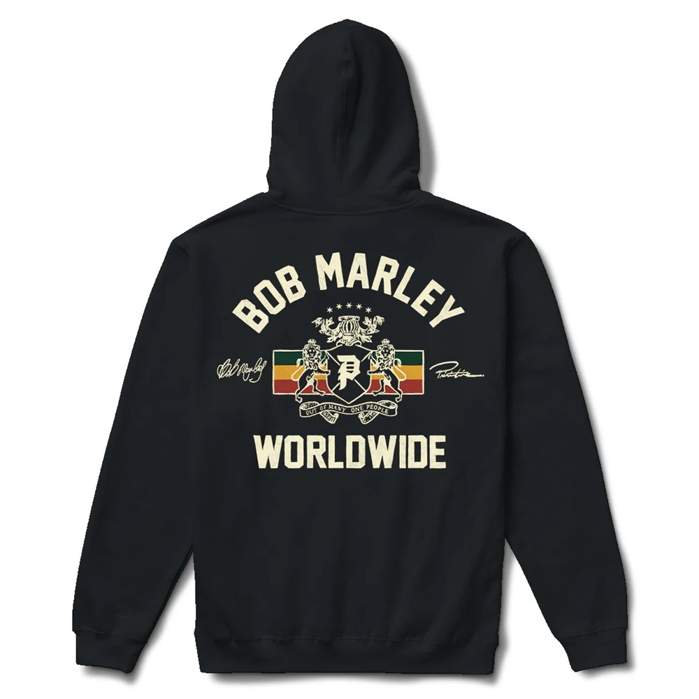 Primitive Bob Marley Heritage Black Hoodie [Size: L]