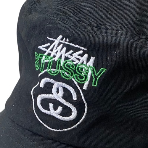 Stussy Strike Black Bucket Hat [Size: S/M]