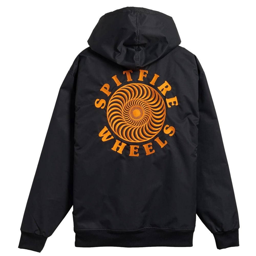 Spitfire OG Classic Black Orange Nylon Jacket [Size: S]