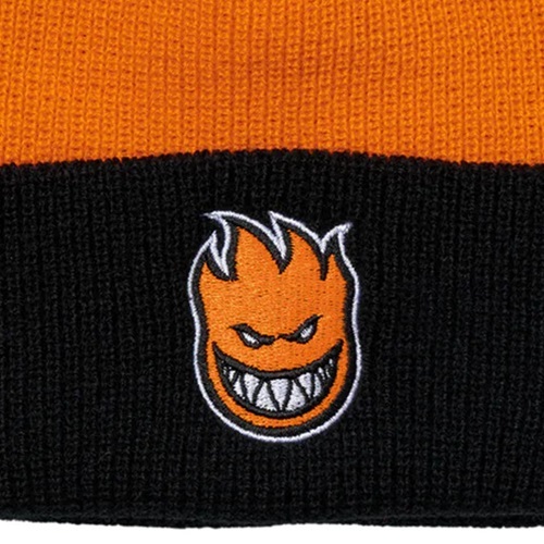 Spitfire Bighead Fill Cuff Black Orange Beanie