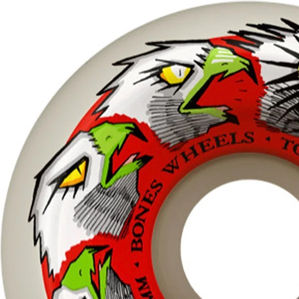Bones X-Formula Hawk Animation Side Cut V5 99A 58mm Skateboard Wheels
