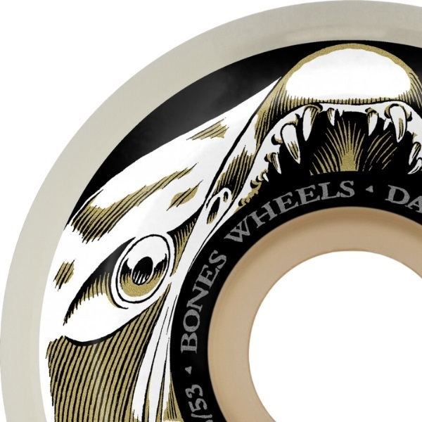 Bones X-Formula Gravette Salmon Illa Wide Cut V6 97A 53mm Skateboard Wheels