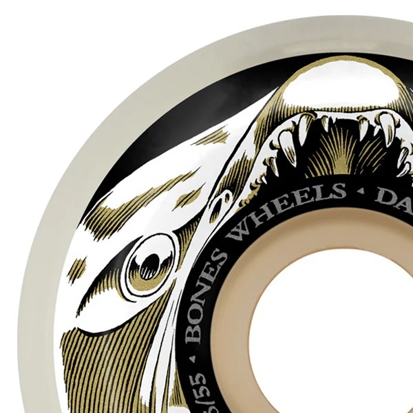 Bones X-Formula Gravette Salmon Illa Wide Cut V6 97A 55mm Skateboard Wheels