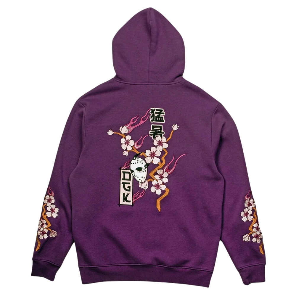 DGK Fire Blossom Purple Hoodie [Size: S]