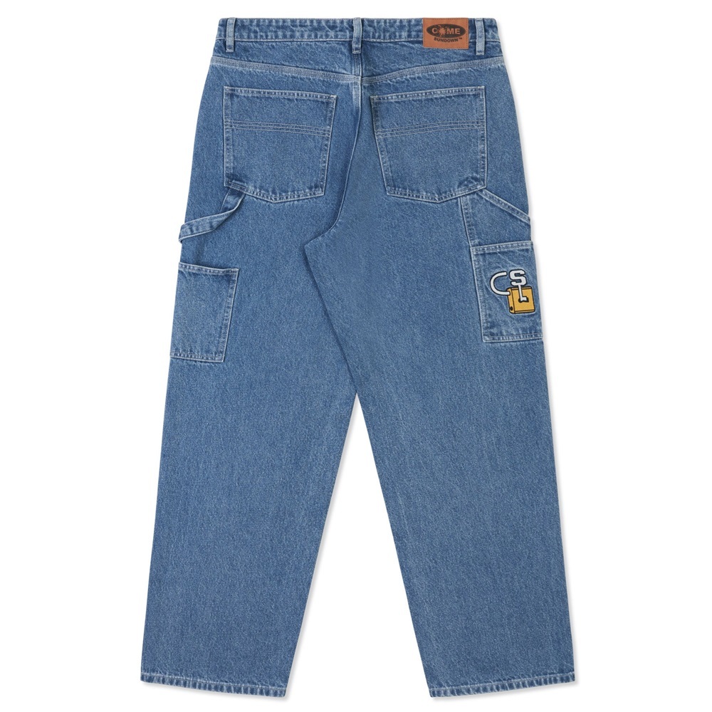 Come Sundown Lock Washed Blue Jeans [Size: 30]