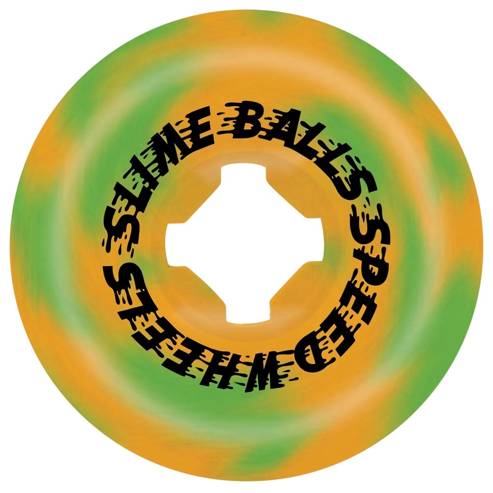 Slime Balls Face Melt Green Orange 99A 56mm Skateboard Wheels