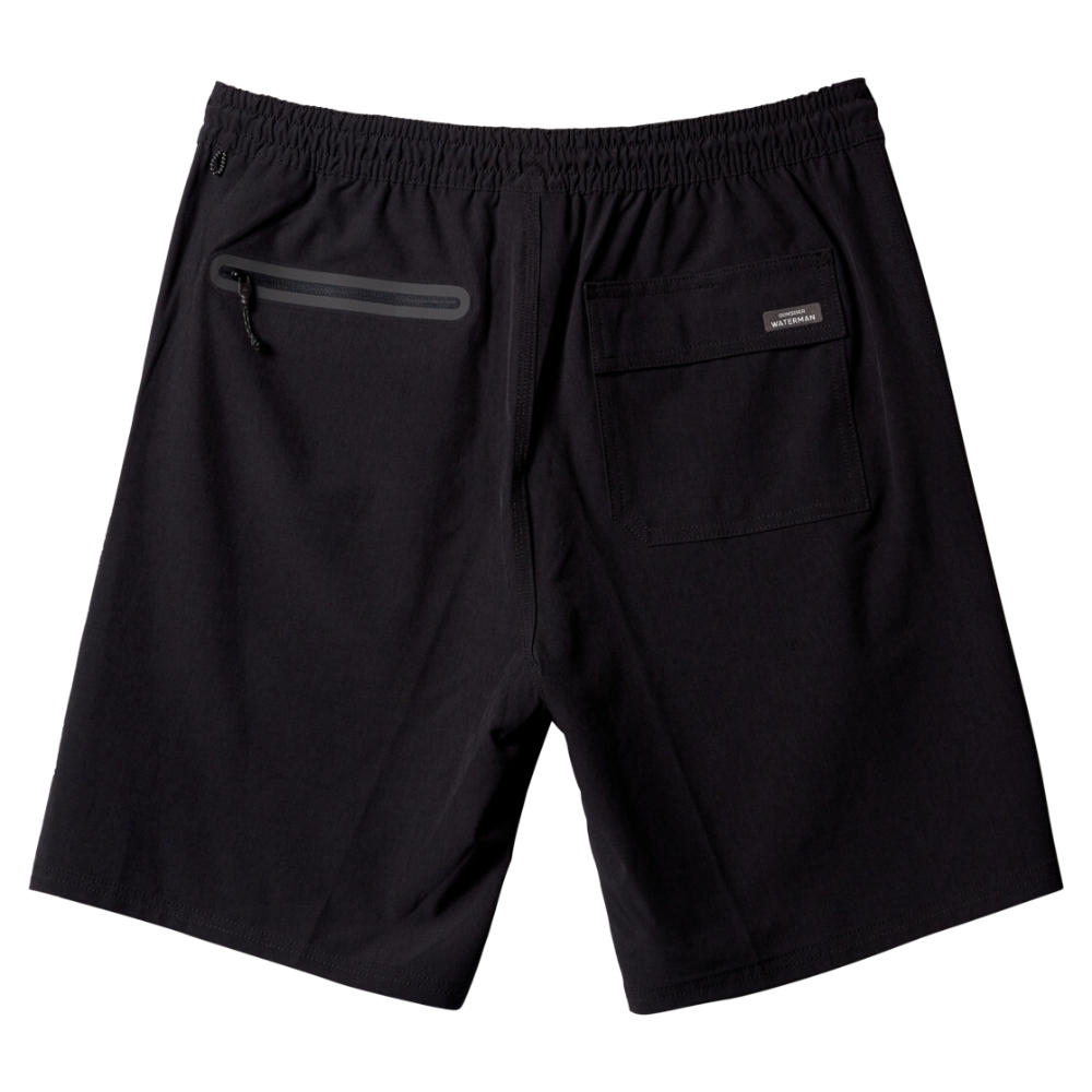 Quiksilver Waterman Suva Amphibian 20" Black Hybrid Shorts [Size: S]