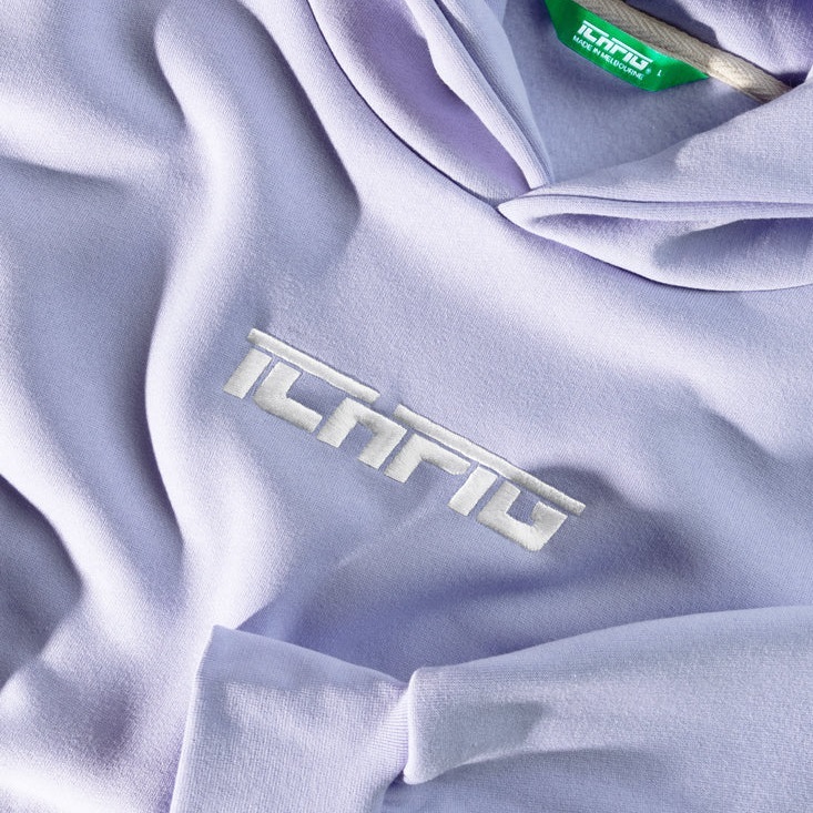 Ichpig Strike Cordless Lavender Hoodie [Size: S]