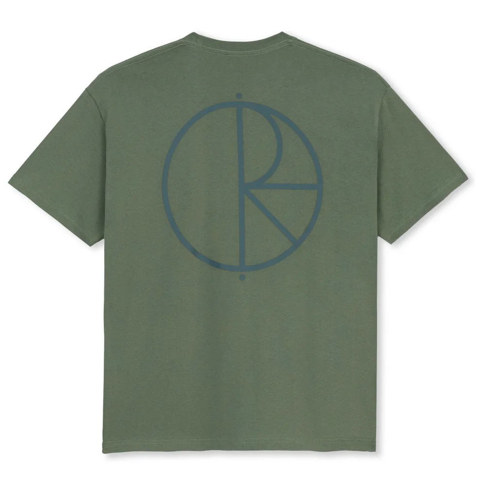 Polar Skate Co Stroke Logo Jade Green Dark Green T-Shirt [Size: S]