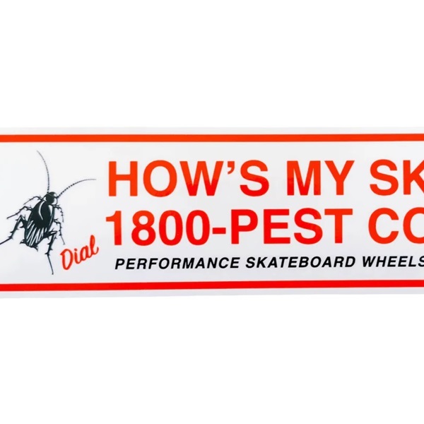 Cockroach Pest Bumper Sticker