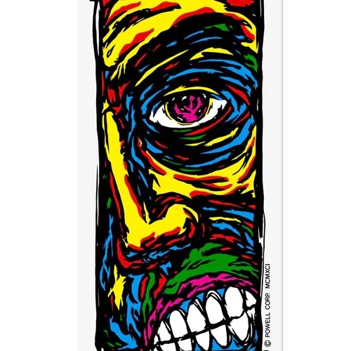 Powell Peralta Lance Conklin Face Skateboard Sticker