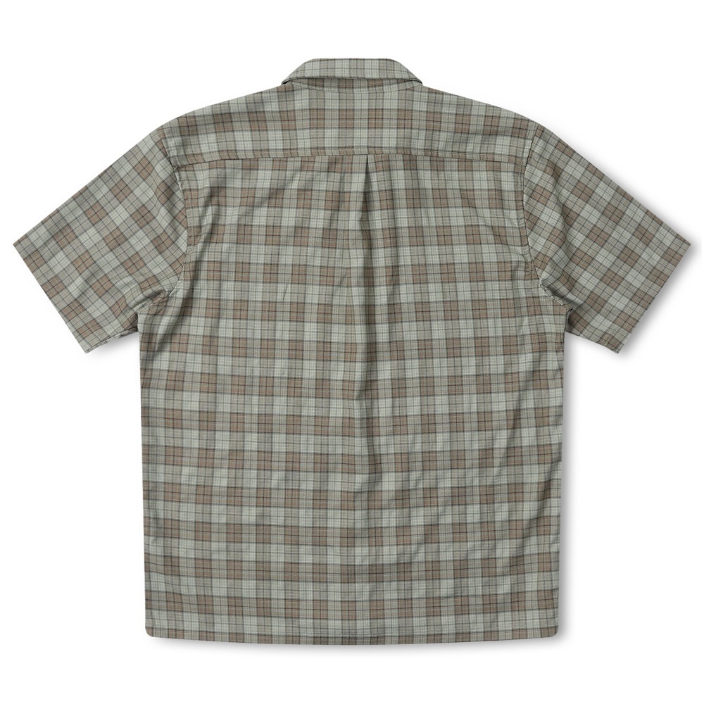 Former Manners Check Green Brown Button Up Shirt [Size: S]