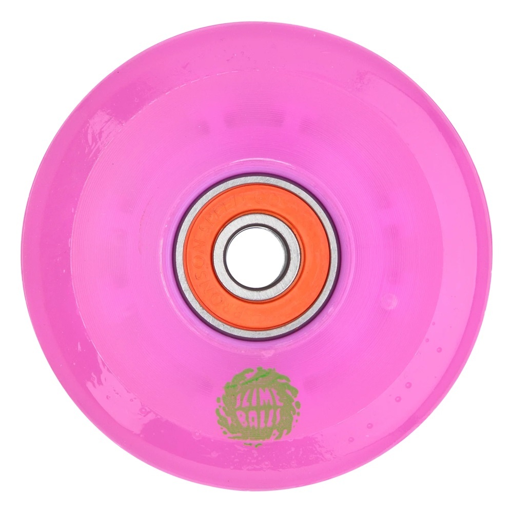 Slime Balls Light Ups Angler Purple 78A 60mm Skateboard Wheels