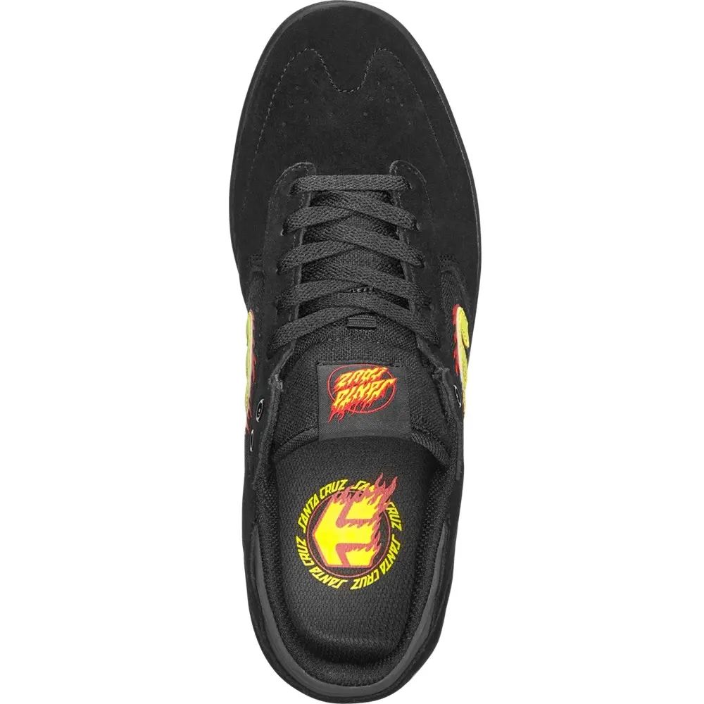 Etnies Windrow X Santa Cruz Black Red Black Mens Skate Shoes [Size: US 9]
