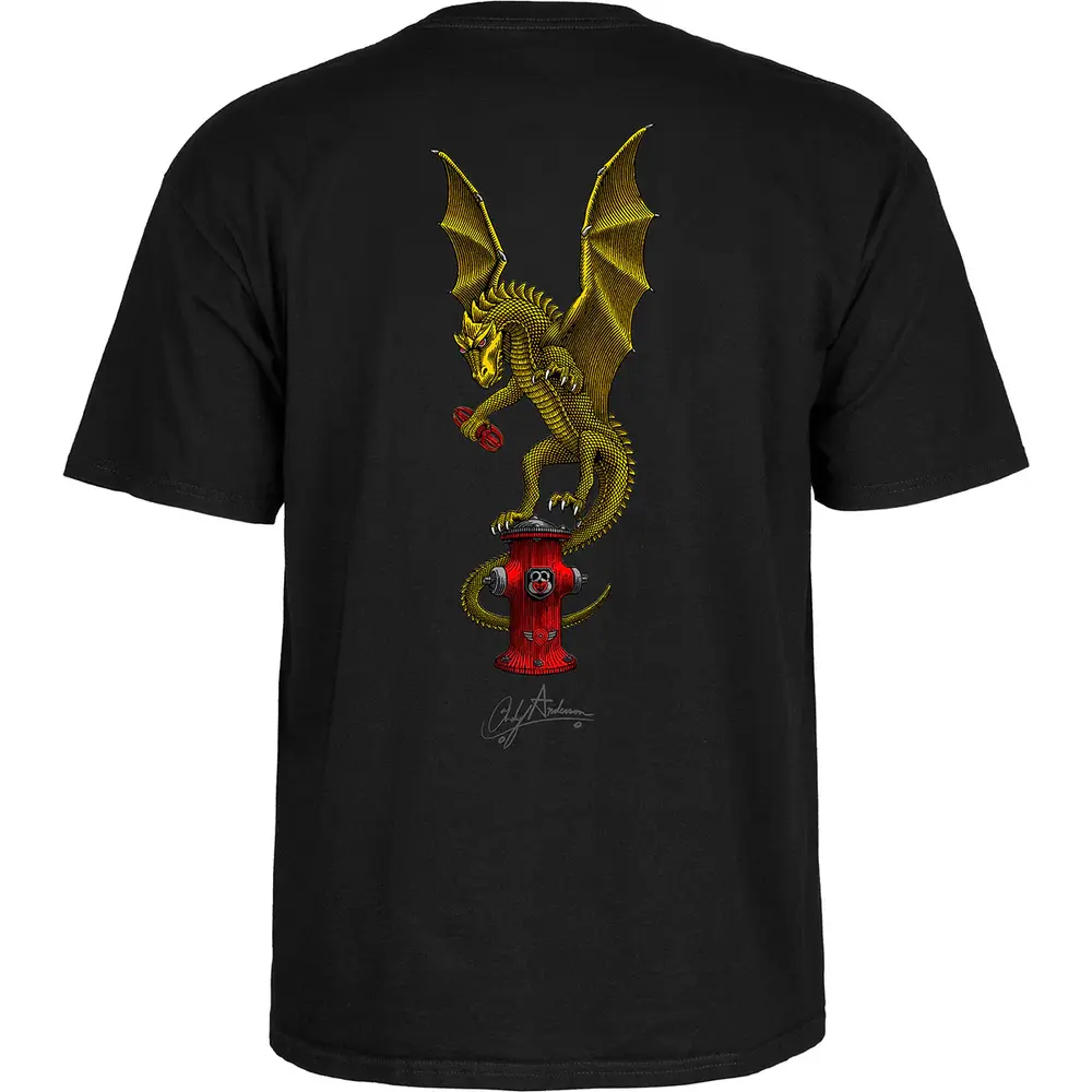 Powell Peralta Anderson Vajra Black T-Shirt