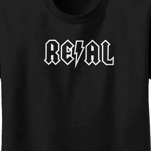 Real Skateboards Deeds Black White T-Shirt [Size: S]
