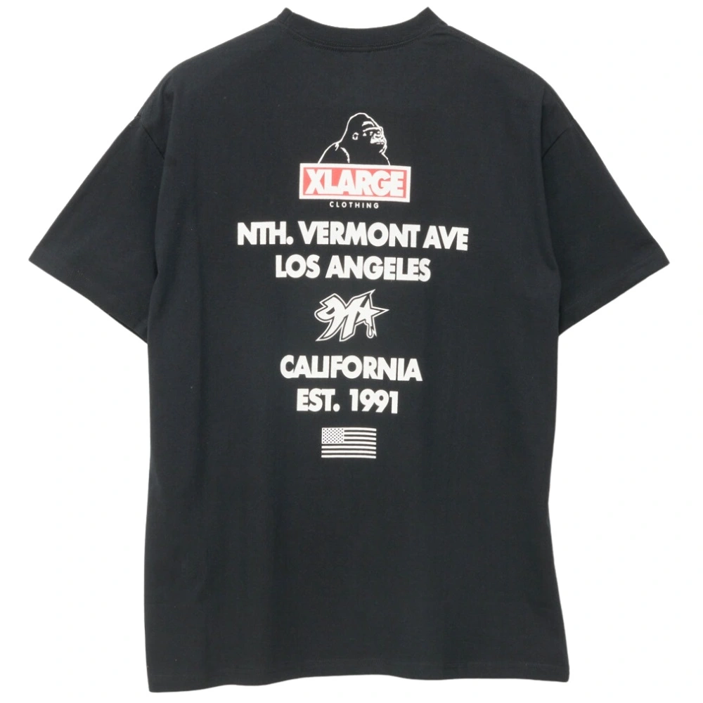 XLarge Stack Black T-Shirt [Size: M]