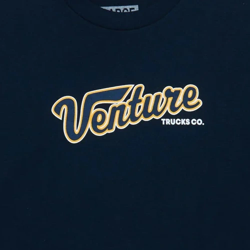 Venture Truck Co Collegiate True Navy T-Shirt [Size: S]