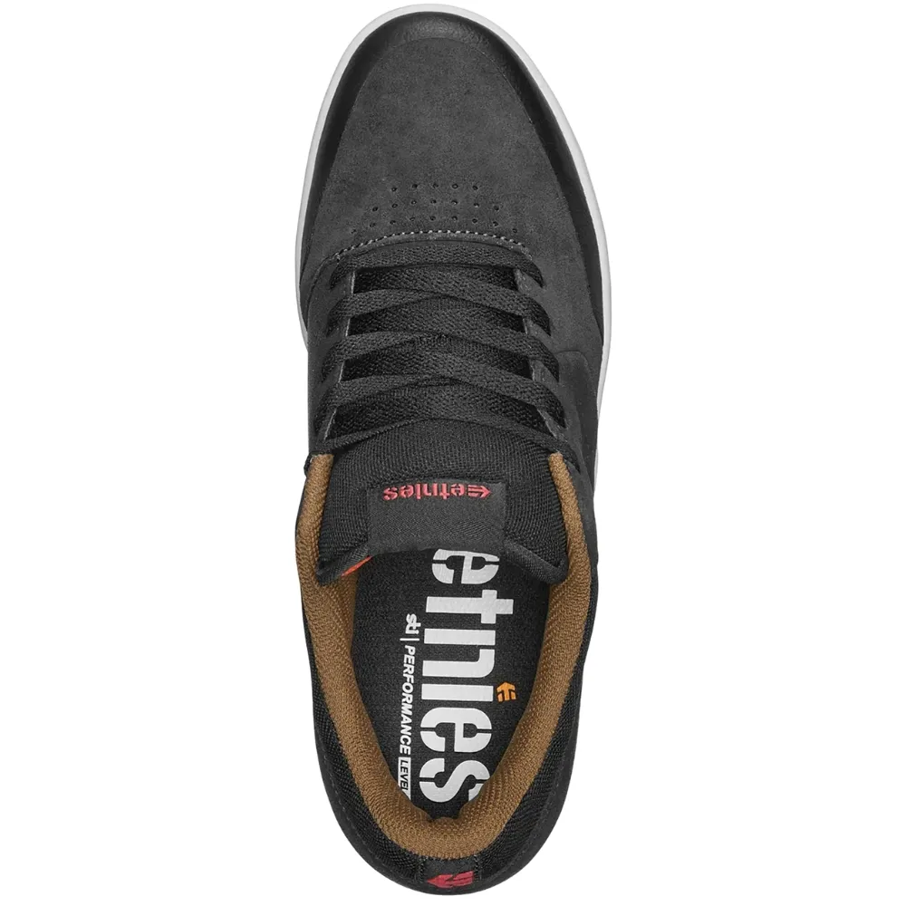Etnies Marana Dark Grey Black Red Mens Skate Shoes [Size: US 8]
