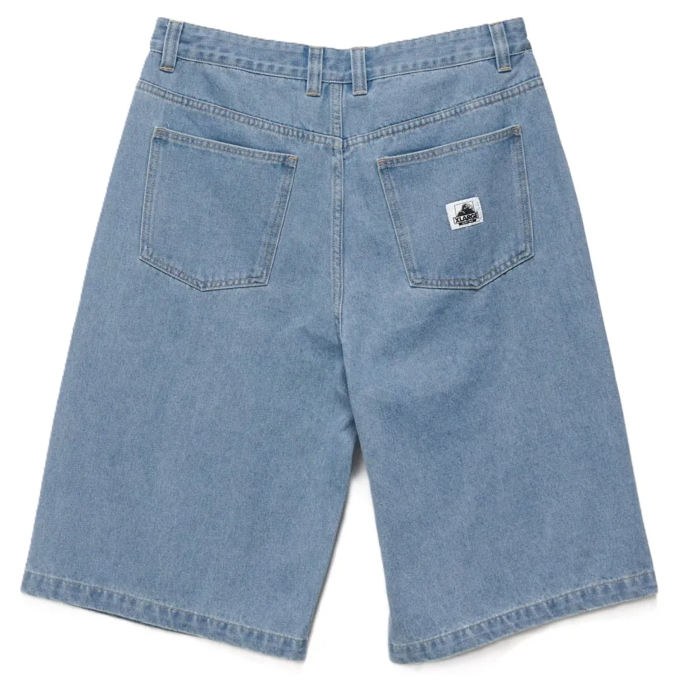 XLarge Baggy Bull Denim 91 Mid Blue Shorts