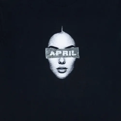 April Duct Black T-Shirt [Size: M]