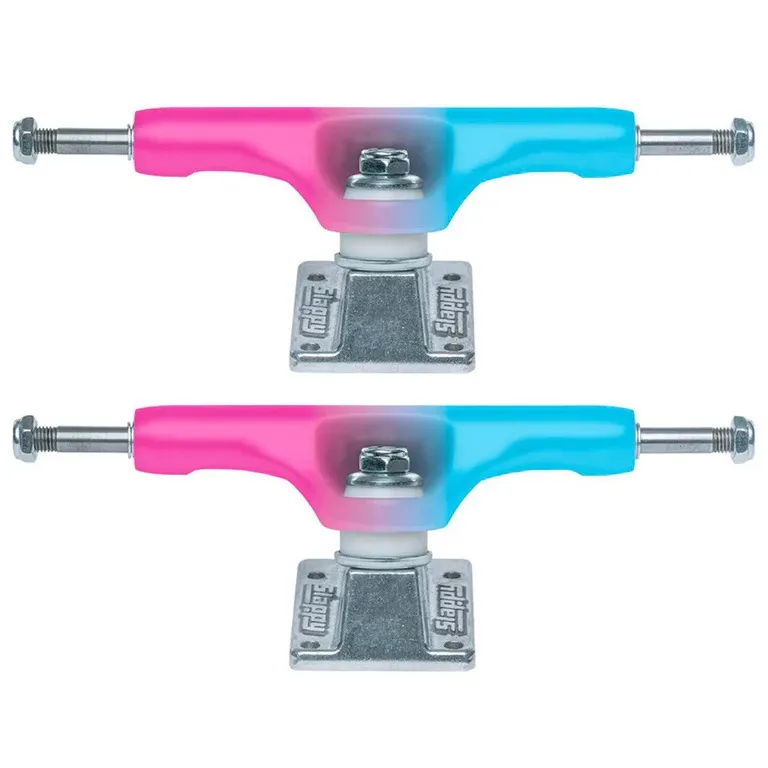 Slappy ST1 Classic Arisa Trew Pink Blue Set Of 2 Skateboard Trucks [Size: 8.00]