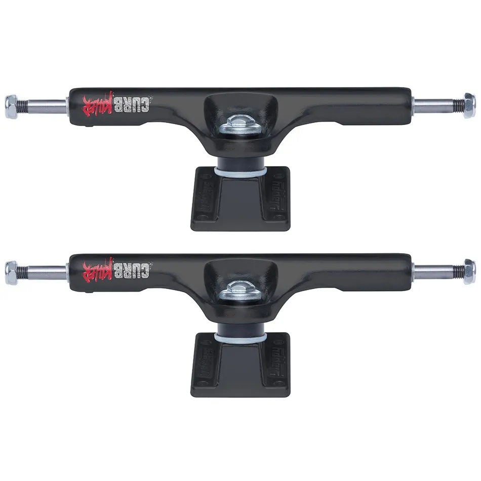Slappy ST1 Inverted Curb Killer Black Set Of 2 Skateboard Trucks [Size: 8.50]