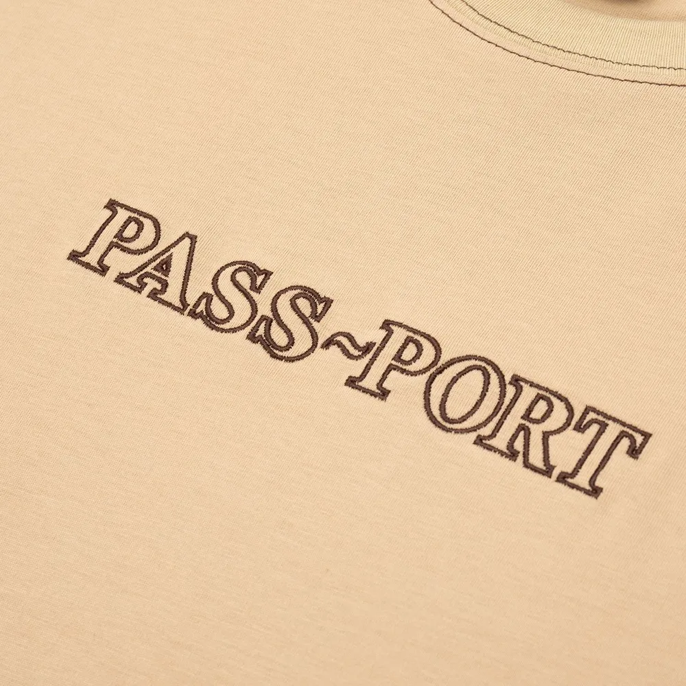 Passport Official Organic Sand T-shirt [Size: M]
