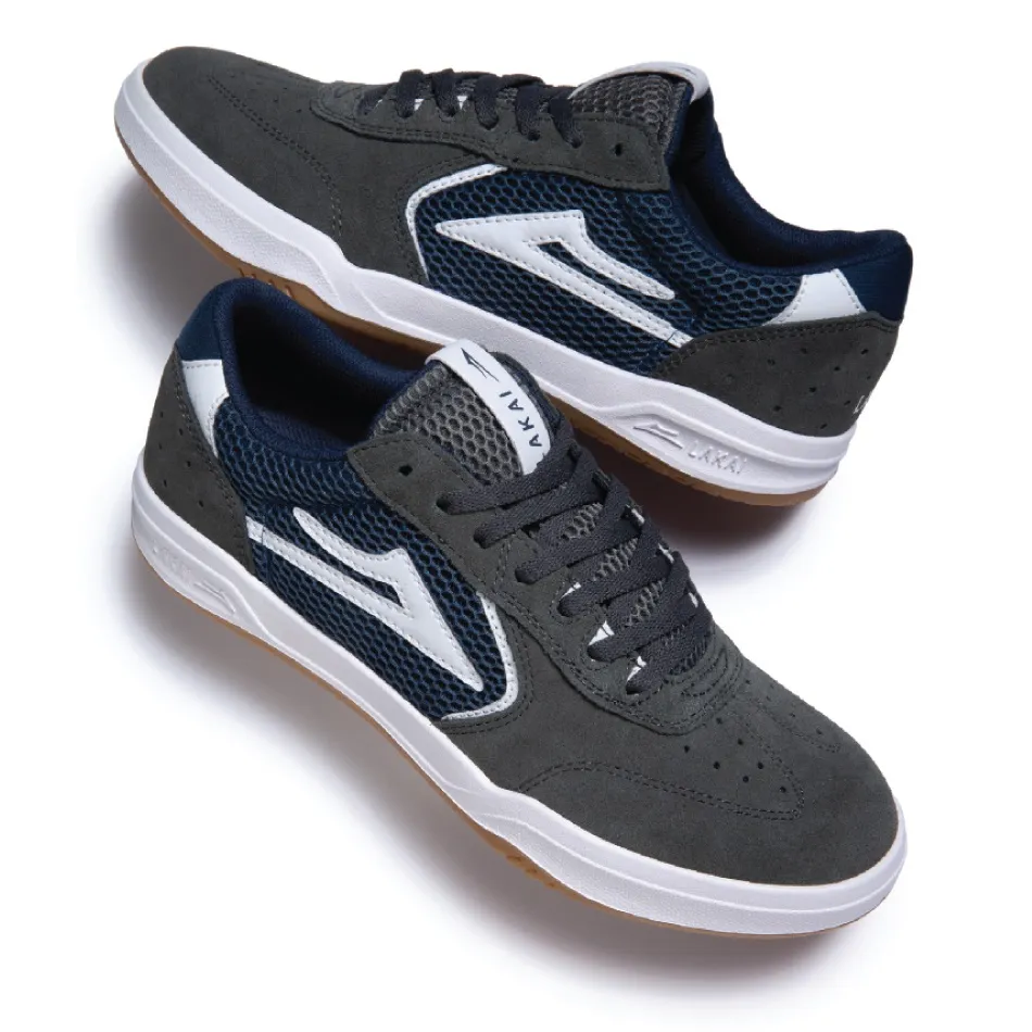 Lakai Atlantic Charcoal Navy Suede Mens Skate Shoes [Size: US 9]