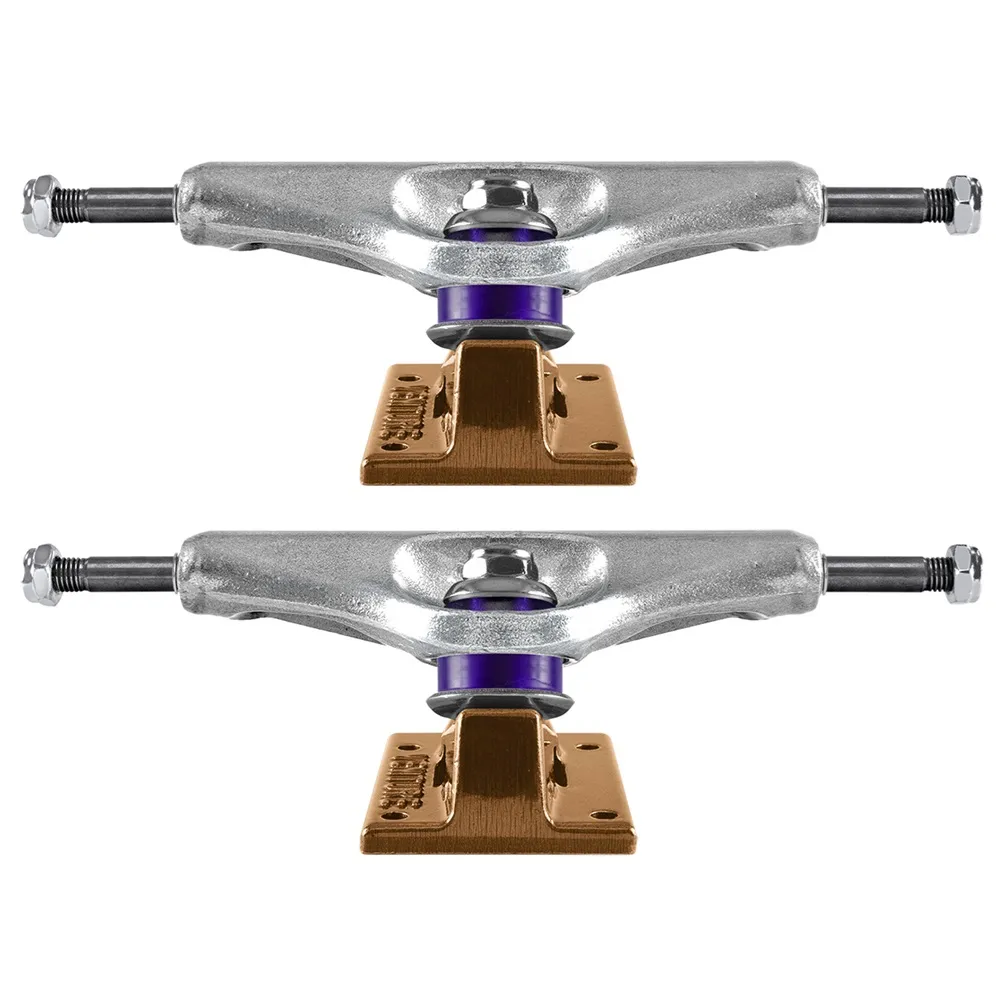 Venture X Bronze Hi Team Set Of 2 Skateboard Trucks [Size: 5.60]