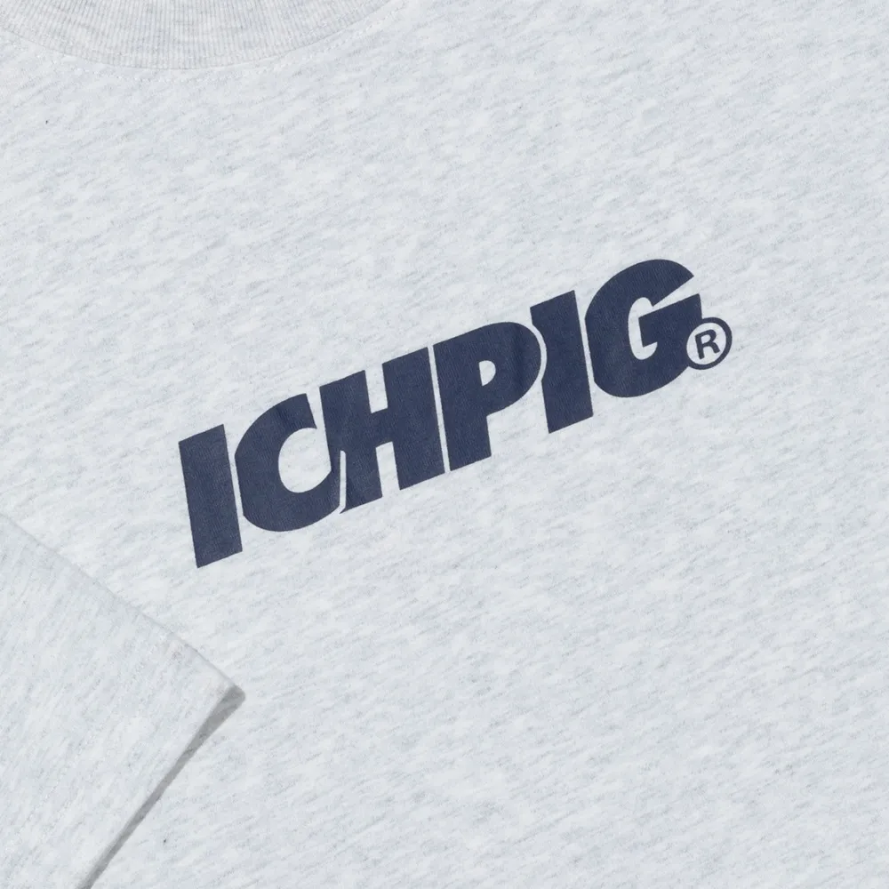 Ichpig Sprinters White Grey Marle T-Shirt