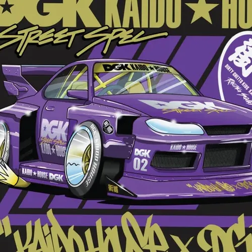 Dgk Roulette Racer Skateboard Sticker