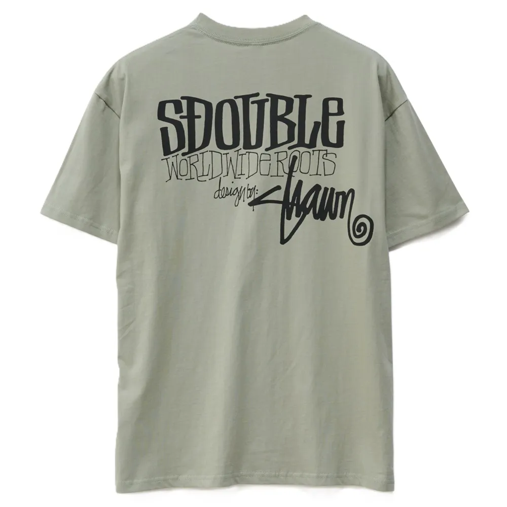 S/Double World Wide Roots Seagrass T-Shirt [Size: S]