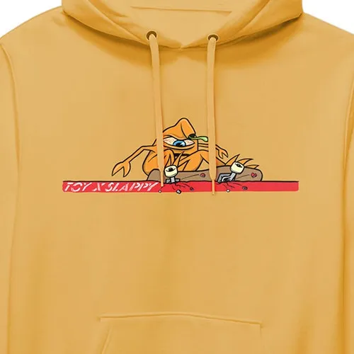 Slappy X Toy Machine Peach Hoodie [Size: M]