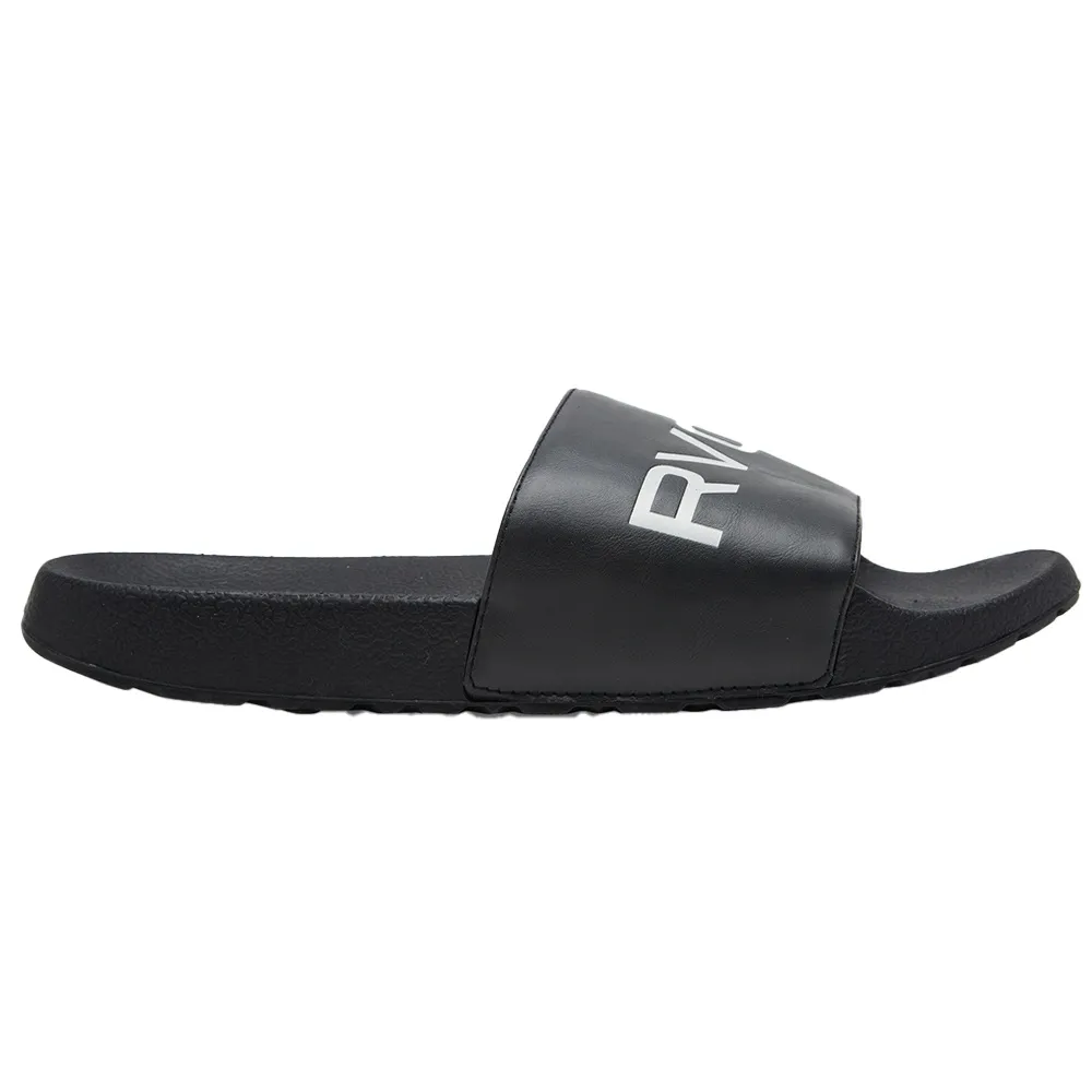 RVCA Sport Black White Mens Slides [Size: US 9]