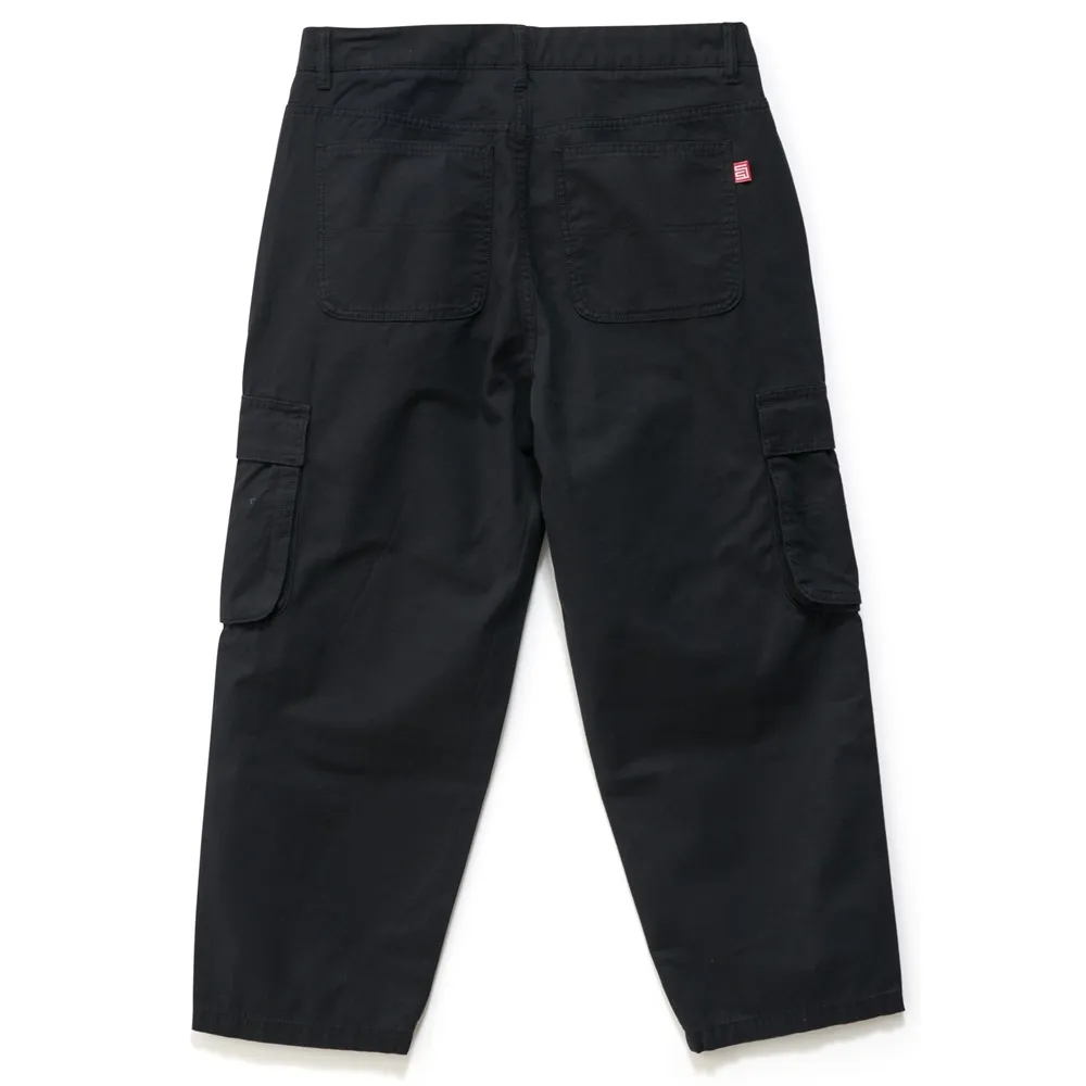 S-Double Cargo Black Work Pants