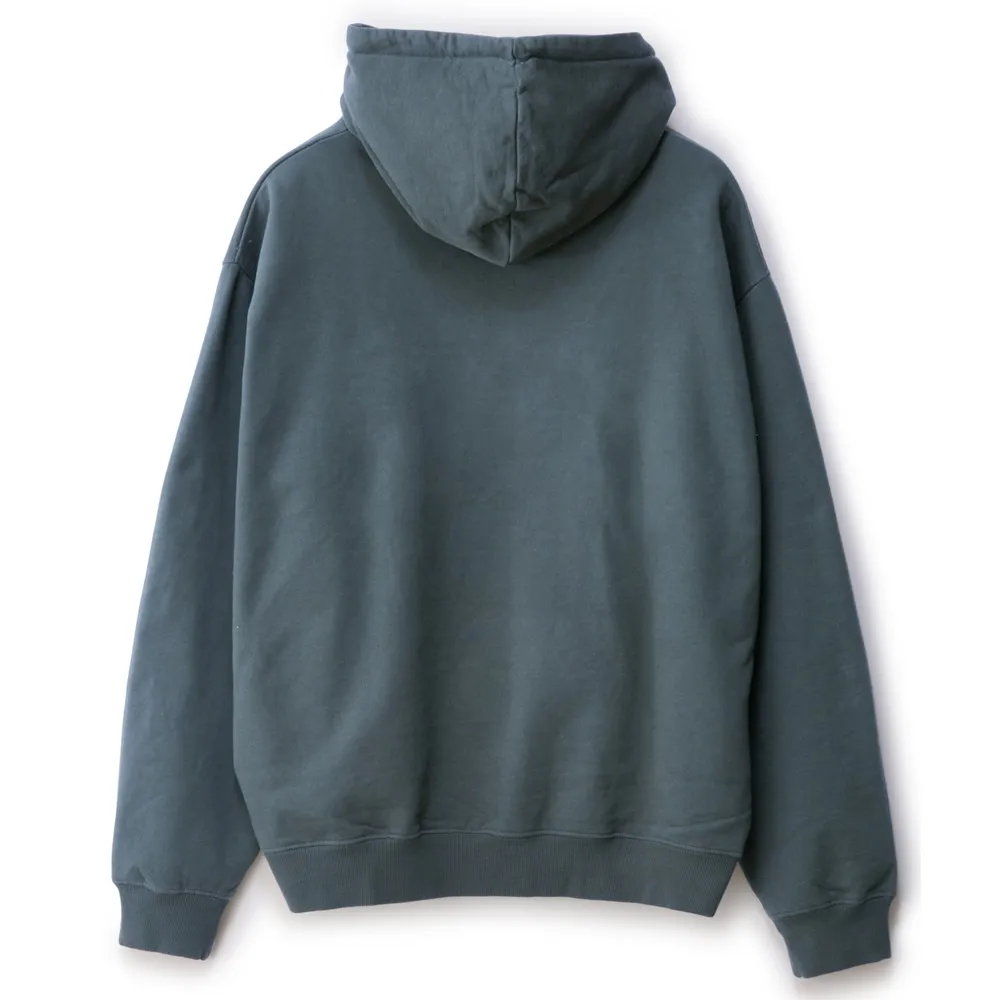 S-Double S Cube Block Marine Blue Hoodie