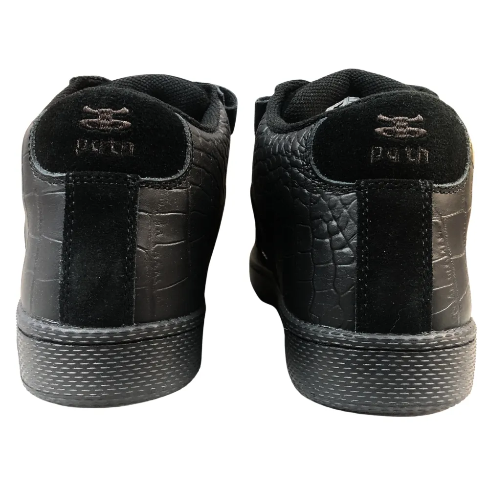 iPath Grasshopper Black Croc Nubuck Shoes [Size: US 10]