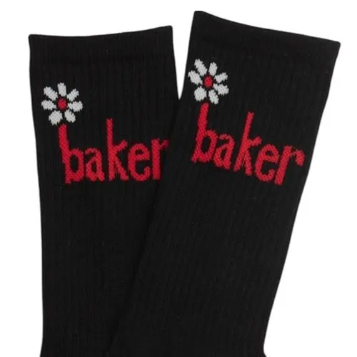 Baker Daisy Black Socks