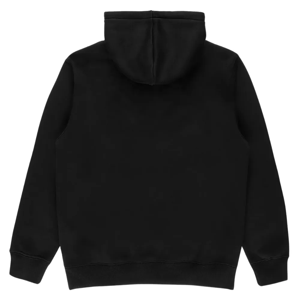 Spitfire Flame Script Black Zip Hoodie [Size: M]