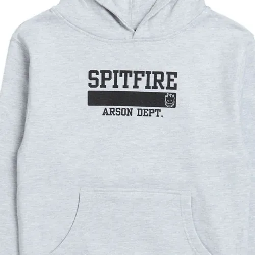 Spitfire Arson Dept Heather Black Hoodie [Size: M]