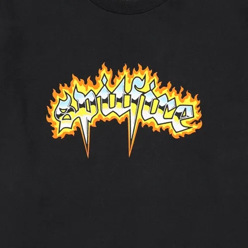 Spitfire Chrome Venom Black Long Sleeve Shirt [Size: L]