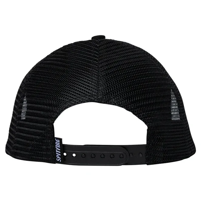 Spitfire Burnout Black Trucker Hat