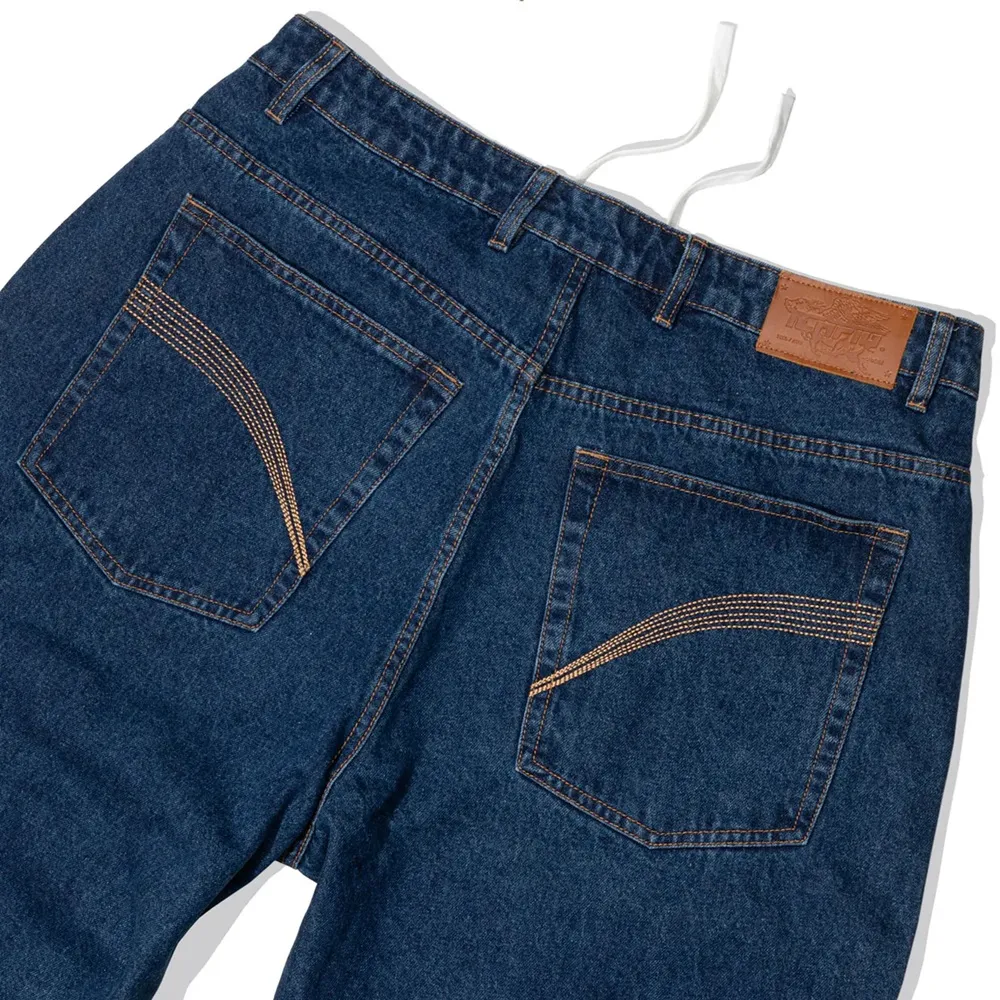Ichpig Pigasus Washed Inidigo Denim Jeans [Size: S]