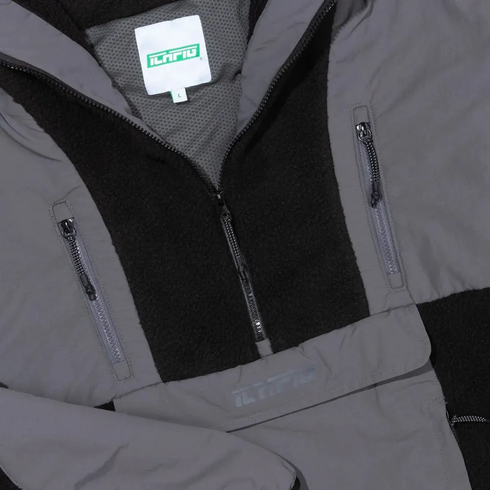 Ichpig Sherpa Storm Black Granite Jacket