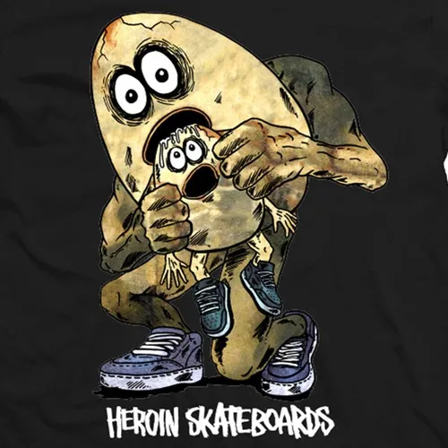 Heroin Egg Eater Black T-Shirt [Size: M]