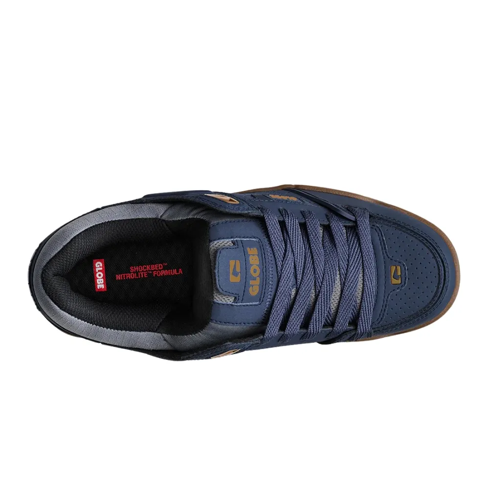 Globe Fusion Navy Grey Mens Skate Shoes