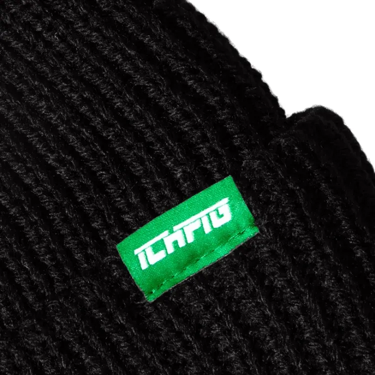 Ichpig Strike Southy Black Green Beanie